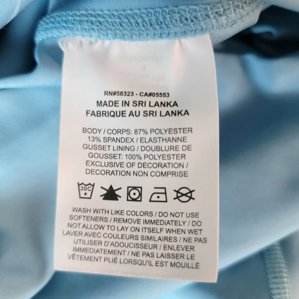 Nike Womens Small Crochet Trimmed 7/8 High Waist Leggings Sportswear Boho - Picture 7 of 9